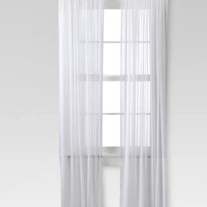 Threshold (Target) - Sarina Sheer Window Panel - True White - 52x95 - new w/ tag